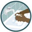 Icon: Hand washing