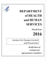 FY 2016 CDC Congressional Justification