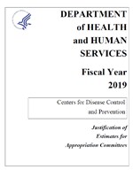 Fiscal Year 2019 CDC Congressional Justification