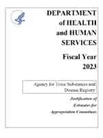 Fiscal Year 2023 ATSDR Congressional Justification