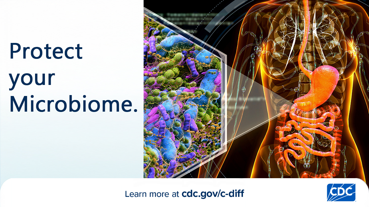 Cdc Cdiff Sign C. diff Infection and Gut Microbiome | C. diff | CDC