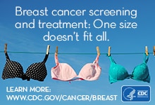 Breast cancer screening and treatment: One size doesn't fit all.