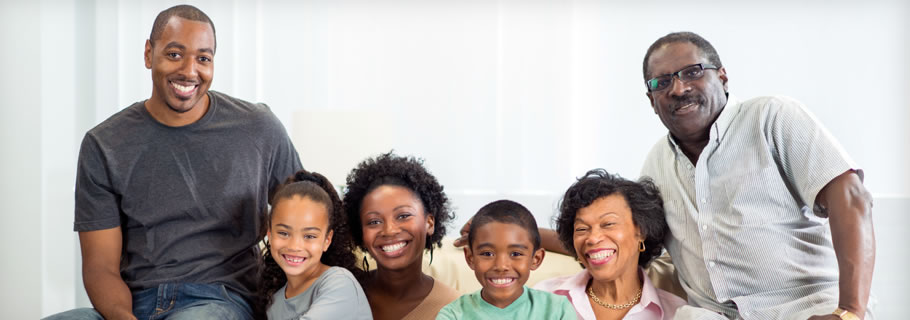 Photo of an African American Family