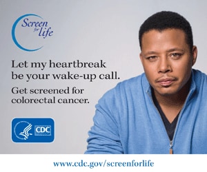 Let my heartbreak be your wake-up call. Get screened for colorectal cancer.