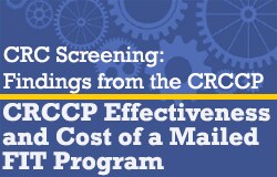 CRC Screening: Findings from the CRCCP: Effectiveness and Cost of a Mailed FIT Program