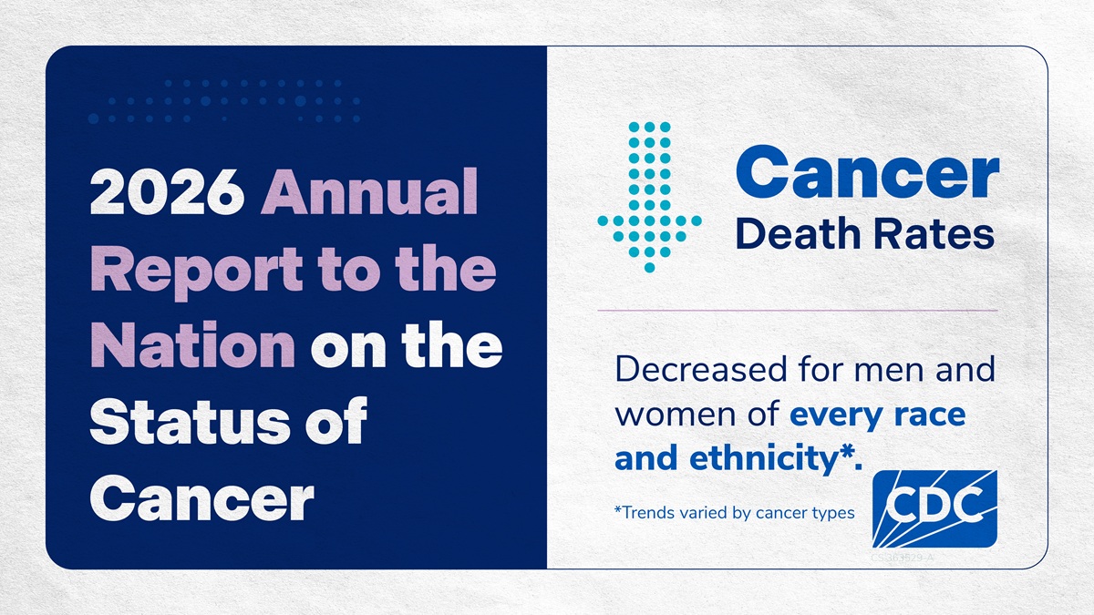 2026 Annual Report to the Nation on the Status of Cancer. Cancer death rates decreased for men and women of every race and ethnicity, although trends varied by cancer type.