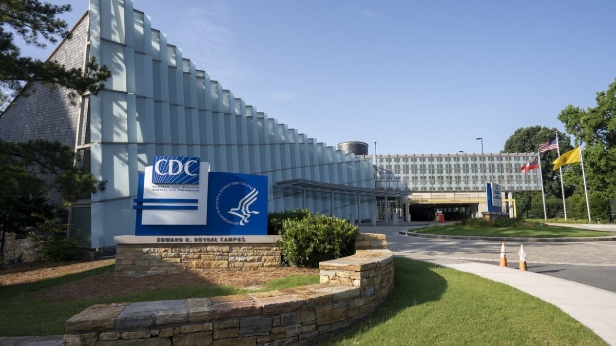 Foto de la entrada a la sede de CDC