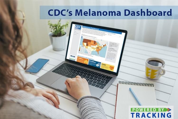 CDC's Melanoma Dashboard, powered by tracking