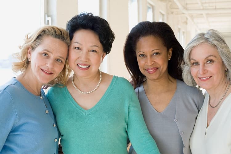 Photo of four women