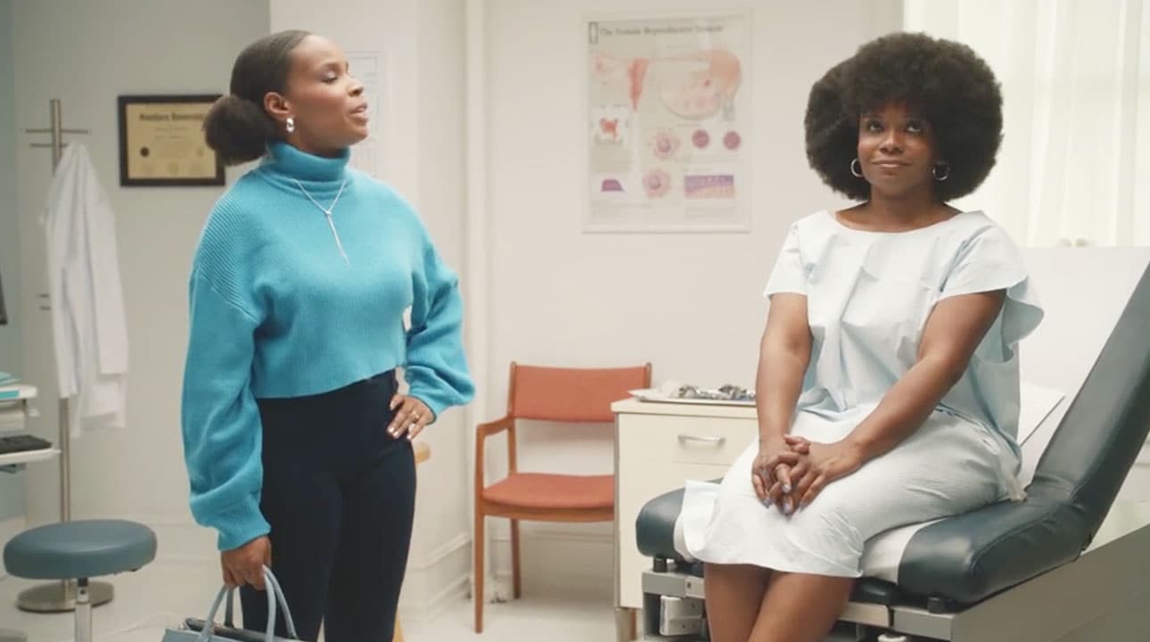 Amber Ruffin visiting her sister Lacey at the gynecologist