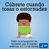 CDC-TV Video: Cúbrete la nariz y la boca al toser o estornudar (niños)