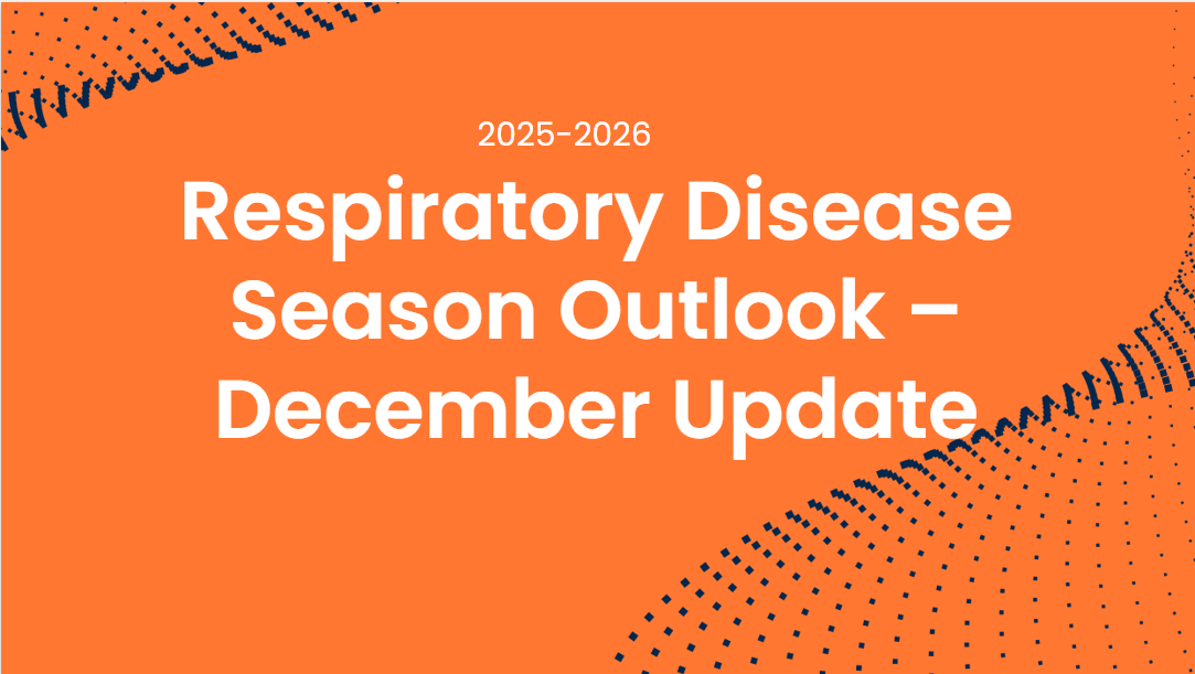 orange background with blue waves and white text of the page title