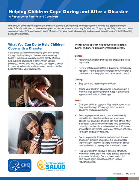 Why is it important to stay calm in an emergency Helping Children Cope With Emergencies Cdc