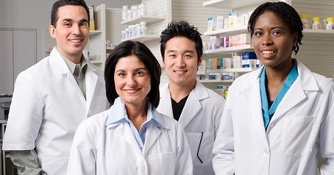 A group of pharmacists.