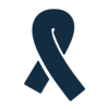 Cancer ribbon icon