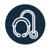 icon of stethoscope 