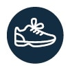icon of running shoe
