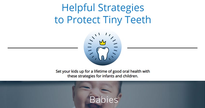 Infographic for Helpful Strategies to Protect Tiny Teeth