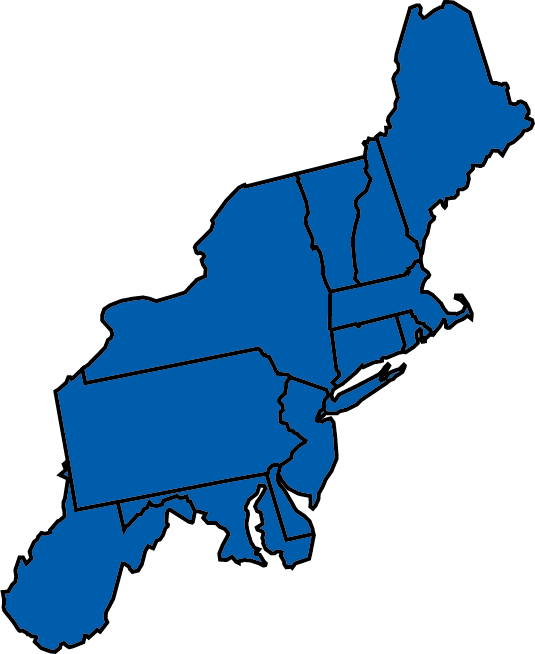 The Northeast of the United States