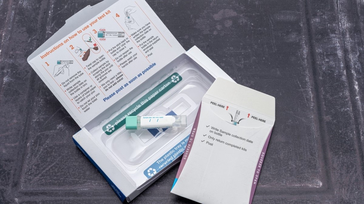 A colorectal cancer home test kit