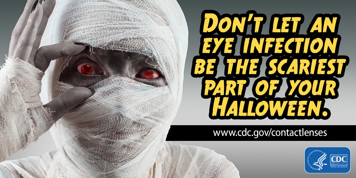 Don't Let an Eye Infection Be the Scariest Part of Your Halloween (English - for Twitter)