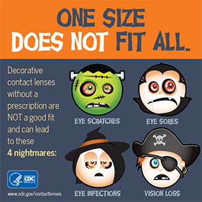Don't let an eye infection be the scariest part of your Halloween.