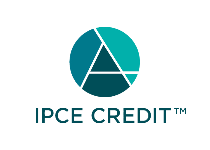 Blue and green IPCE logo