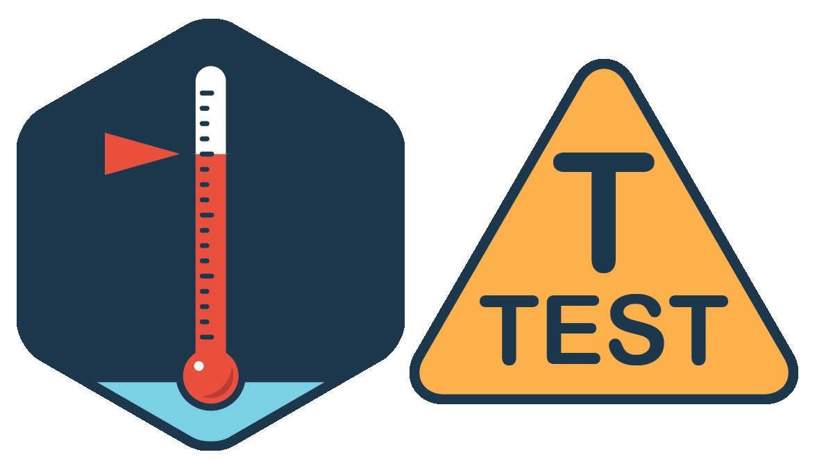 Illustrations representing temperature and testing for disinfectant levels.