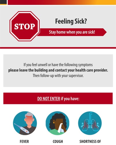Stay home when you are sick!