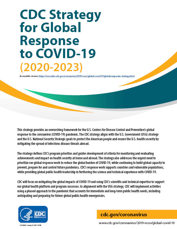 CDC Strategy for Global Response to COVID-19 2020 - 2023