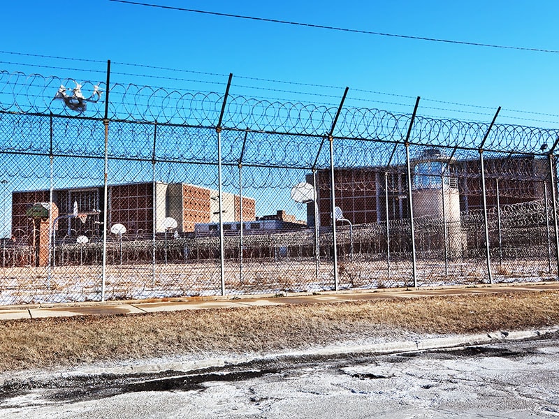 Cook County jail in Chicago, IL.