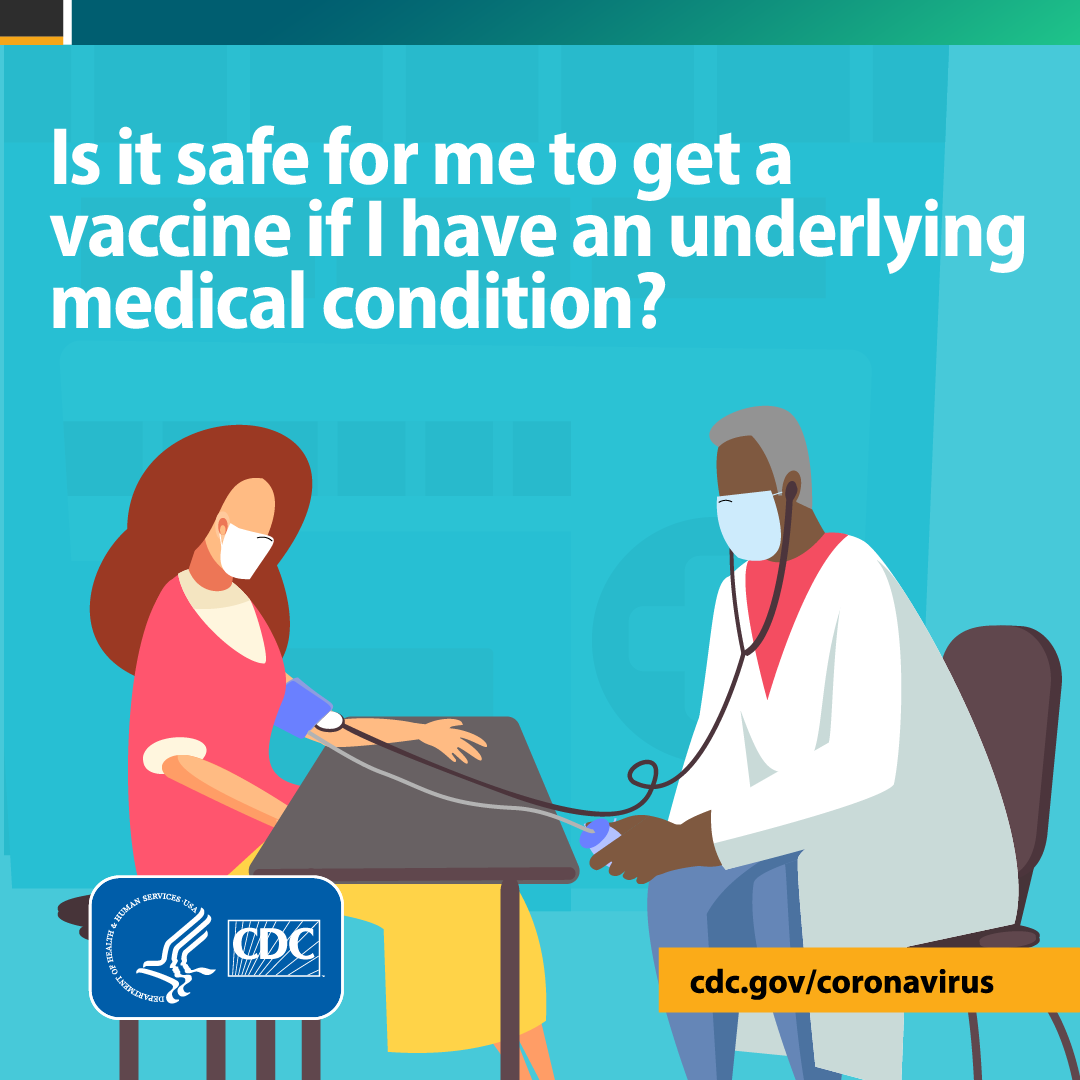 Vaccination is important for adults with underlying health conditions