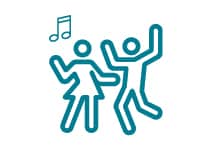 image of two people dancing