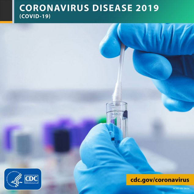 Coronavirus Disease 2019 (COVD-19). cdc.gov/coronavirus