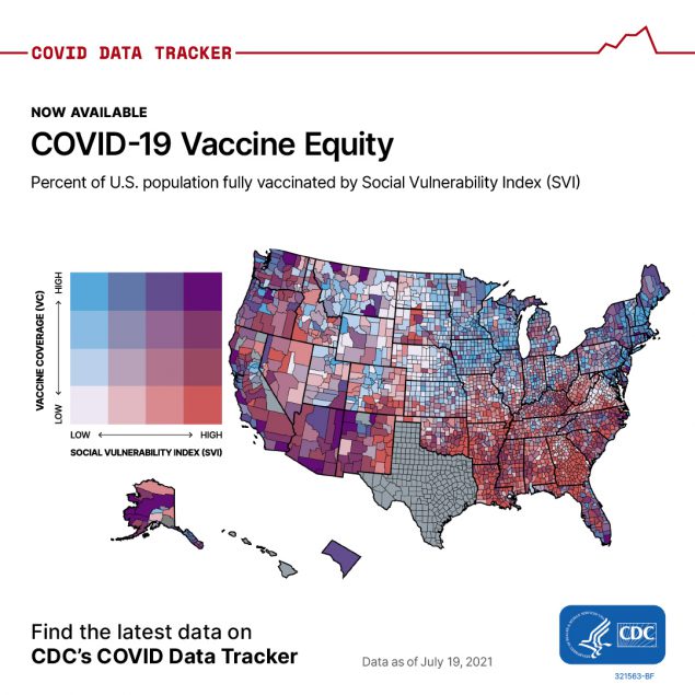 COVID Data Tracker Vaccine Equity Facebook 1080 x 1080