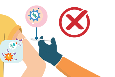 ilustración de la liberación que se produce con la vacuna contra el COVID-19