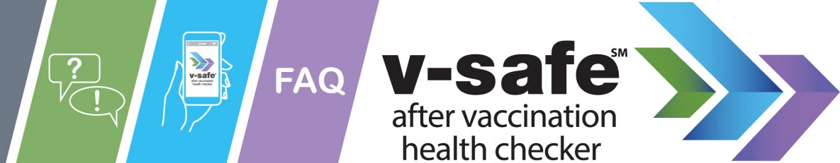v-safe after vaccination health checker graphic
