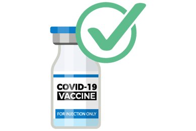 ilustración de un vial de la vacuna contra el COVID-19