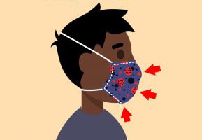 graphic of a boy wearing a blue mask