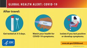 Alerta internacional de salud: El COVID-19 después de viajar
