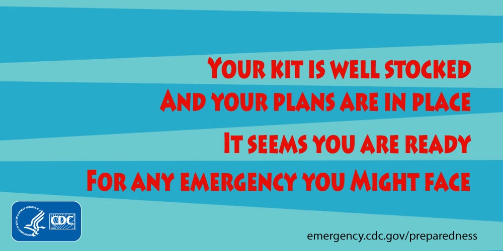 emergency kit infographic