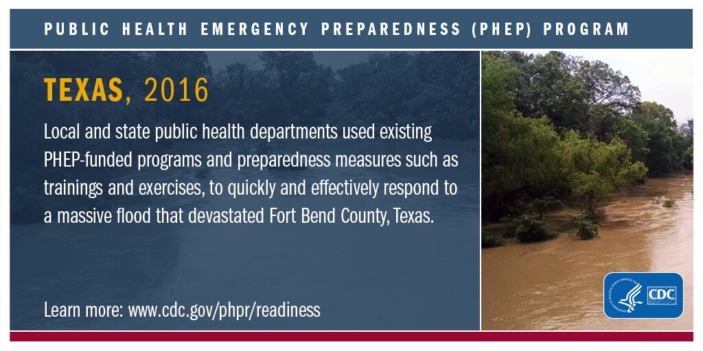 PHEP Texas flood graphic