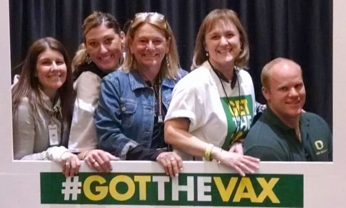 A mass vaccination clinic helped to control a meningitis B outbreak at the University of Oregon.