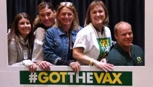 vaccine supporters