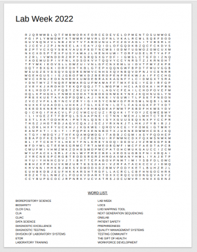 Lab Week Word Search Puzzle Thumbnail