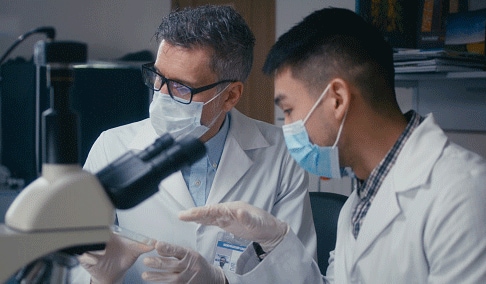 Two People in a Lab