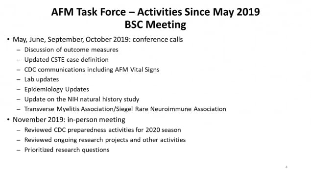 Activities Since May 2019 BSC Meeting