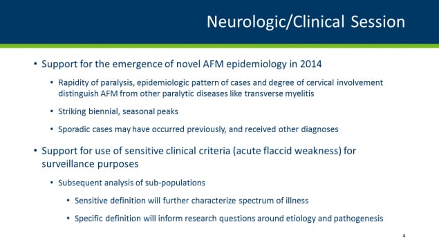 Neurologic and clinical session