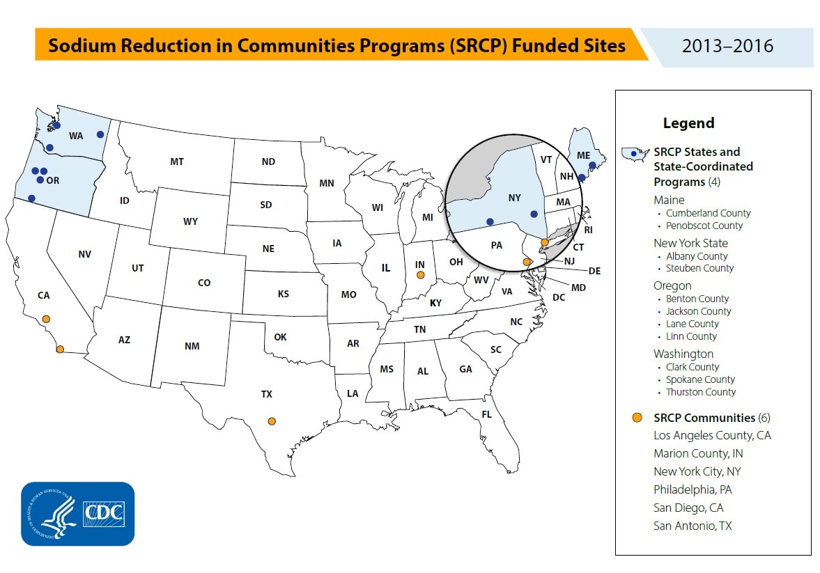 SRCP Funded Sites 2013-2016