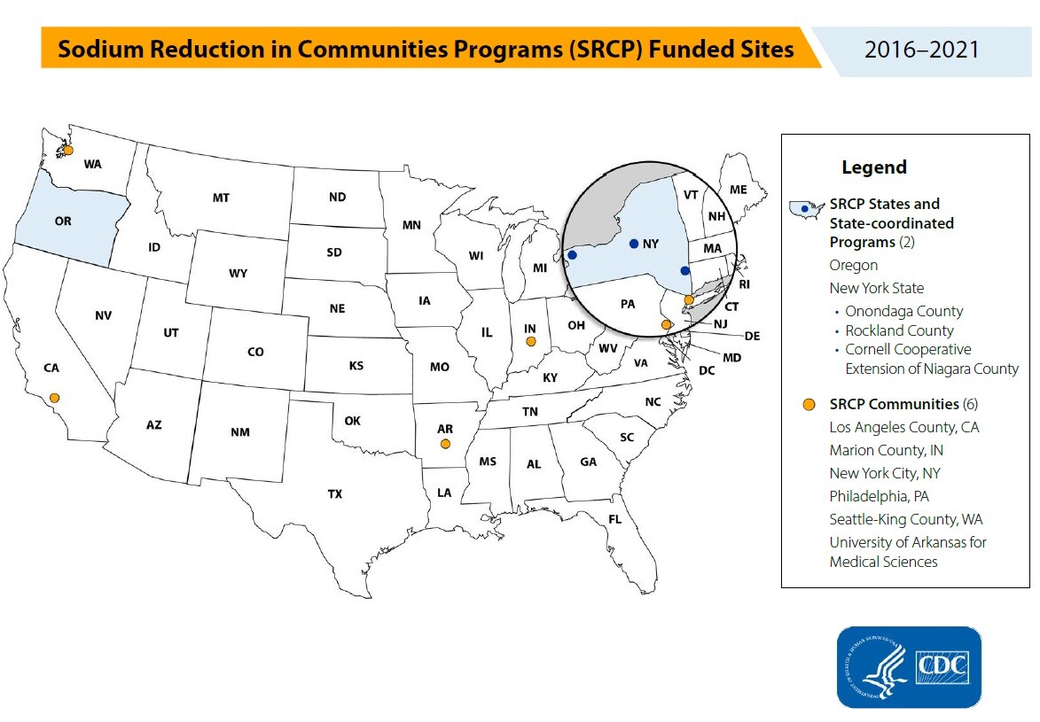 SRCP Funded Sites 2016-2021